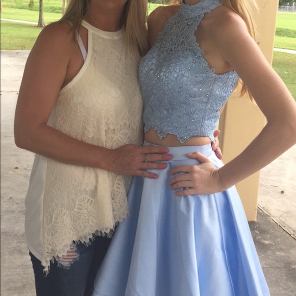 Dresses & Skirts - Light Blue Homecoming Dress